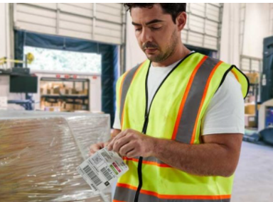 Etykieta Zebra 8000T półpołysk, piggyback