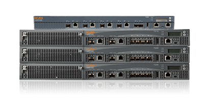 Sprzętowe kontrolery sieci Aruba seria 7200
