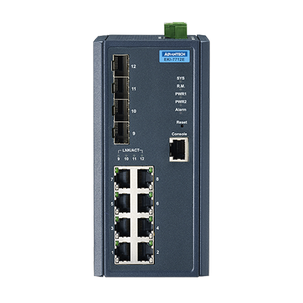 Switch Advantech EKI-7712E-4F