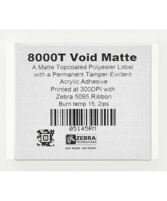 Specjalna etykieta syntetyczna 8000T Void Matte