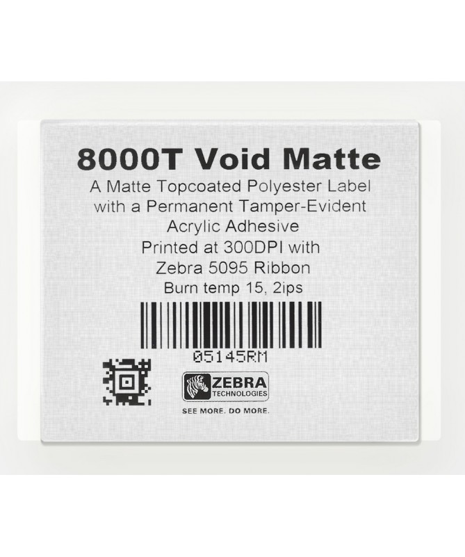 Specjalna etykieta syntetyczna 8000T Void Matte