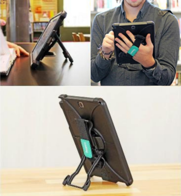 Obrotowy uchwyt na dłoń z funkcją stojaka RAM Mounts do tabletów