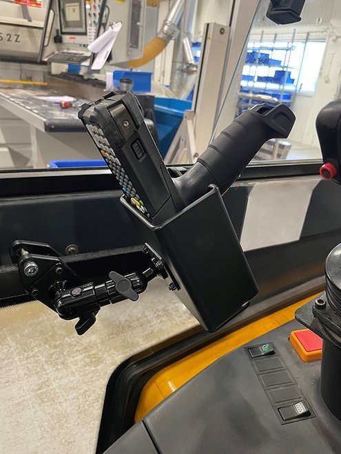 Uniwersalny uchwyt do skanerów kodów kreskowych / terminali logistycznych (b.duży)